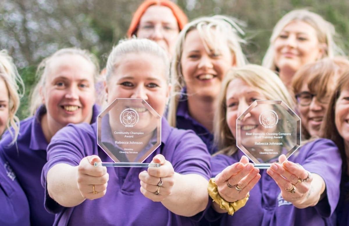 New challenges and more awards for Mawsley Cleaning Services as its team continues to support local charities 