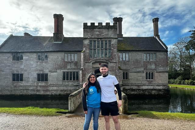 Bradley after a run at Baddesley Clinton, a National Trust property in Warwickshire.