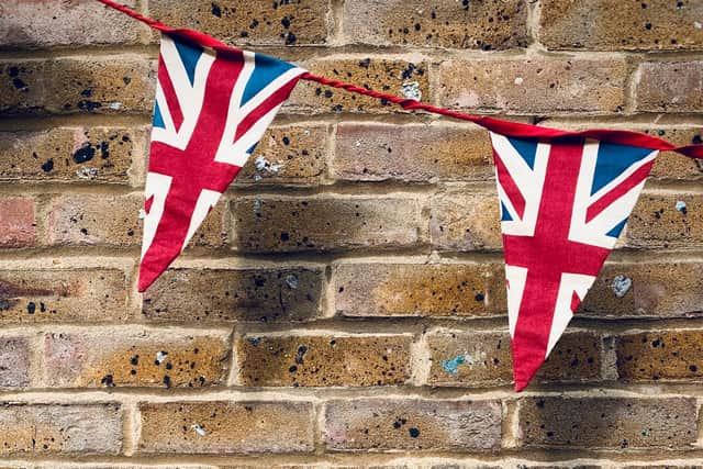 The bunting will be out this weekend.