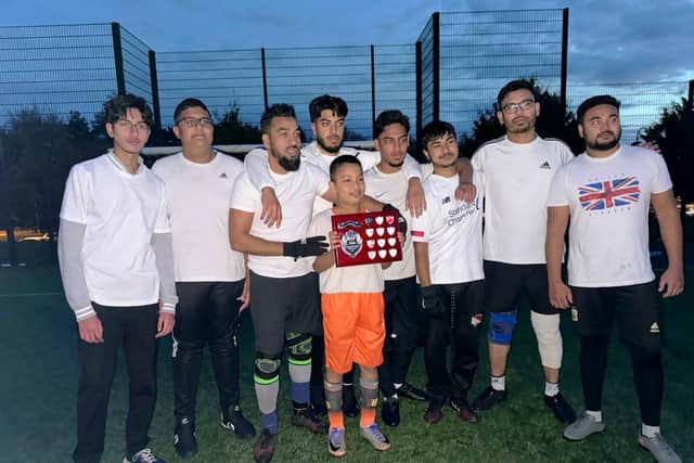 Trophy Celebration from last year's winners FC Legends