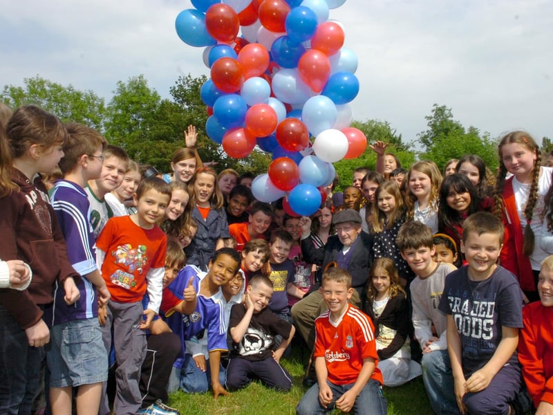 June 2009, pupils celebrate the 100th birthday of Maurice Thevenin
