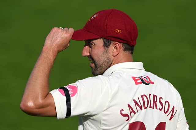 Ben Sanderson is playing his 100th first-class match for Northamptonshire