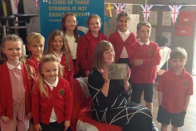 Carolynn Southcombe with her award