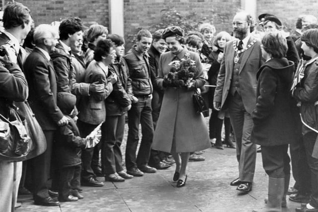 The Queen invited to the naming of the Queen Elizabeth School in 1982