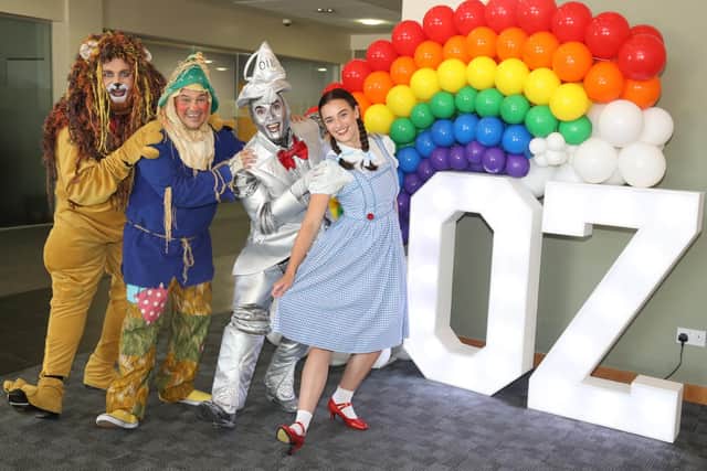 The cast of The Wizard of Oz who will be appearing at The Lighthouse Theatre