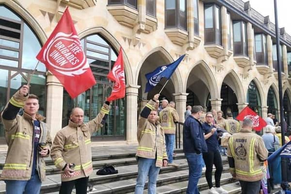 On July 27 members of the FBU held a rally outside Guildhall where they first called for Mr Mold’s resignation.