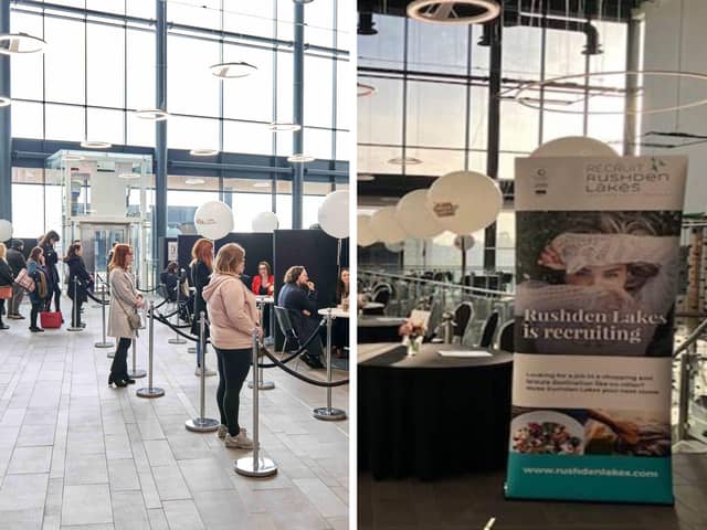Rushden Lakes is holding a free recruitment event this month