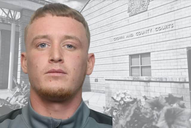 Jacob Munnelly, who has been jailed after a vicious attack on his former partner. Image: NW / Northants Police