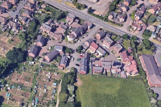 The row erupted in Ashby Close, Burton Latimer. Image: Google.