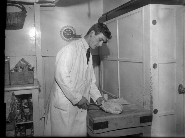 Roy Hunt, butcher of Grendon, October 31, 1966