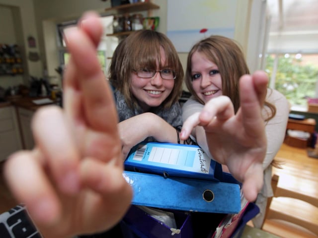 Take a look back at students in Kettering, Corby, Rushden, Wollaston and Wellingborough receiving those all-important results.