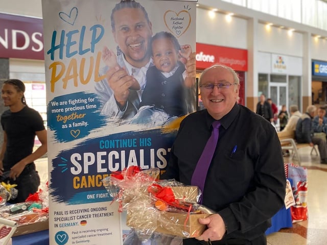 Another hamper winner on the day!