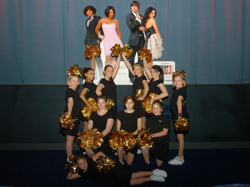 Kettering: Northampton Cheerleading Academy in the Odeon
The girls from the Northampton Cheerleading Academy are ready to cheer for High School Musical 3 at the Odeon, kettering.
Saturday, 25th October 2008 : Retro special from the archive of the Odeon, Kettering