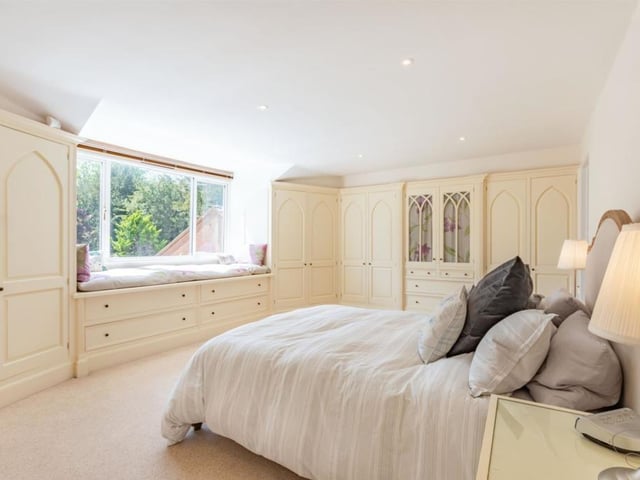 The property has plenty of entertaining space, plus traditional features throughout.