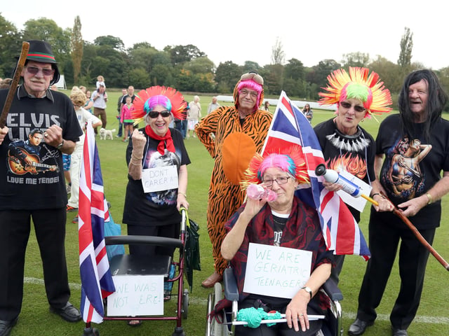 The Geriatric Branch of the Happy Flashers Club team 2014
