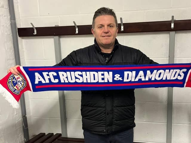 New AFC Rushden & Diamonds boss Chris Nunn