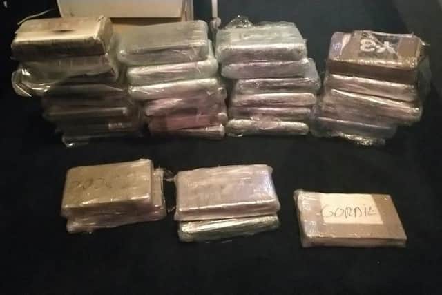 Some of the cocaine imported by Andrew Doran. Image: NCA