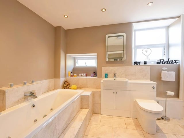 This traditional home is one of the most expensive on the market in the county right now.