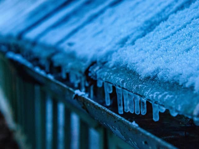 An ice warning has been issued across most of Northamptonshire. Photo: Matthew Irons.