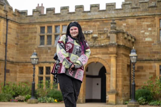 Mae Stephens pictured at Delapré Abbey in Northampton. Photo by David Jackson.