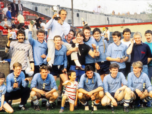 1987 Kettering Nomads win at a tournament at the Poppies