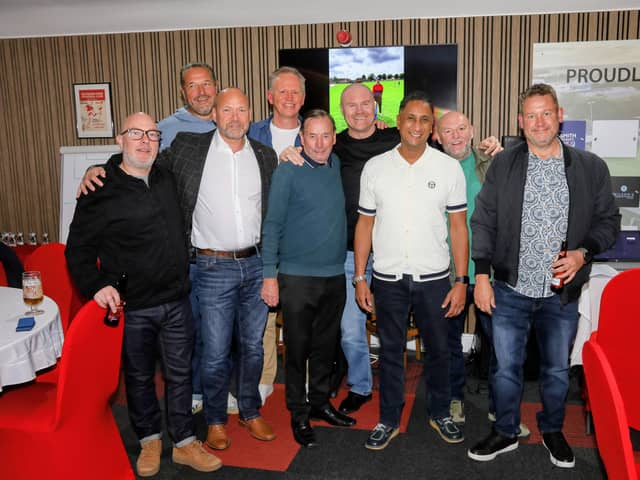 Jim Hover (centre) with some of his Ise Lodge FC team including Sean Dyche/IMG
