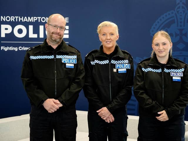 Photo from left to right: SC Pete Isom, SC Lorna Montecalvo, SC Sophie Hyde.