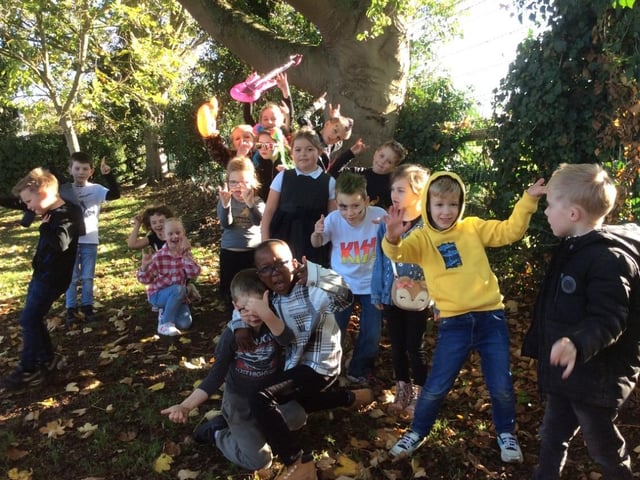 Ringstead Church of England Primary School launches Times Tables Rock Stars with funky fancy dress