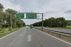 The collision happened on the eastbound carriageway of the A45 between Bedford Road and Riverside.