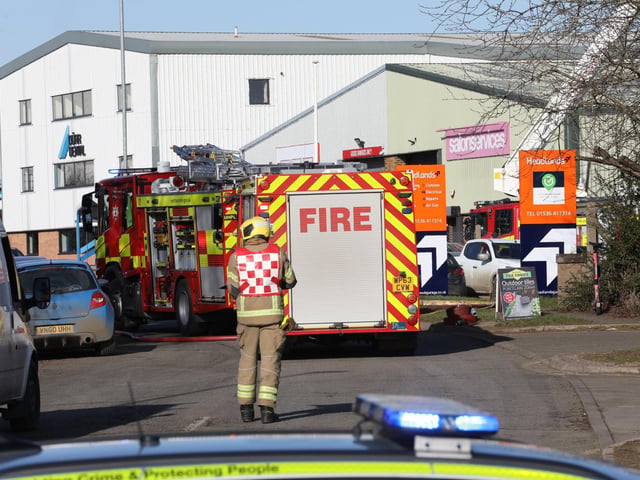 Kettering fire at Headlands MOT centre and garage