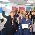 Linda Sarju received her Chief Nursing Officer for England Silver Award at a surprise presentation.