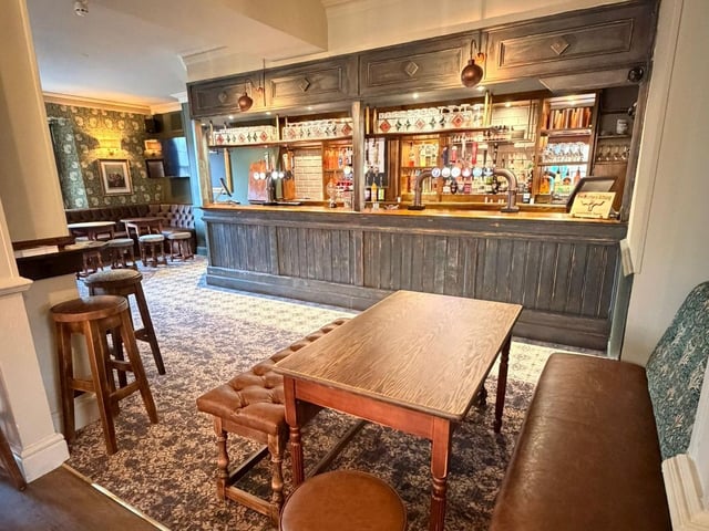 Inside the pub after its £260,000 refurb