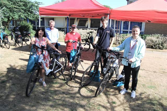 The 40 staff members who took part in the scheme gave the e-bikes a seal of approval.