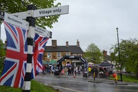 Earls Barton turned out for coronation celebrations on the Square