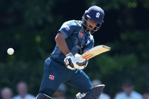 Saif Zaib top-scored with 57 from 69 balls in Northants Steelbacks' hammering at the hands of Somerset