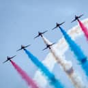 The sound of iconic Red Arrows jets will be heard across Northampton on Friday (June 30)