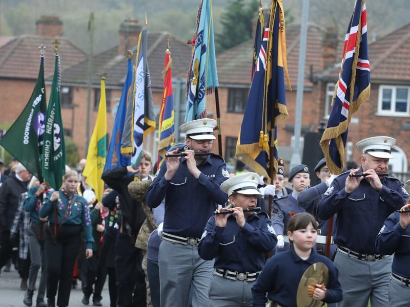 Corby Remembrance Sunday service :