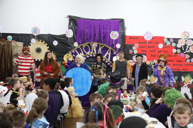 Golden ticket winners at Corby Kingswood Primary Academy:Corby children get Willy Wonka's golden tickets