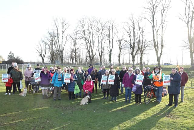 Residents have campaigned to save the trees in the Wellingborough Walks