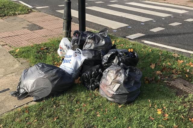 Dawes was charged with littering after wardens discovered rubbish piled next to a zebra crossing in Northampton.