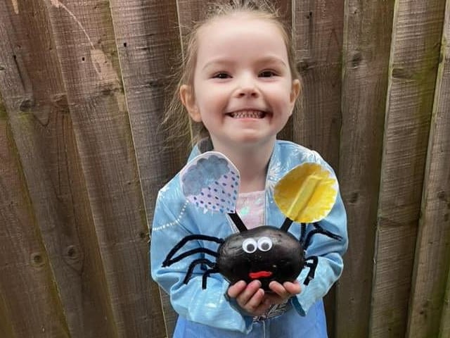 Maxine, age 4, from Kettering, as Elsa