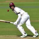 George Bartlett on his way to a half-century for Somerset against Northants in July (Picture: David Rogers/Getty Images)