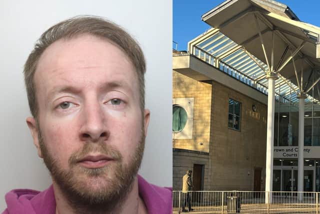 Thomas James Taylor, who has been imprisoned for breaching a restraining order. Image: Northamptonshire Police