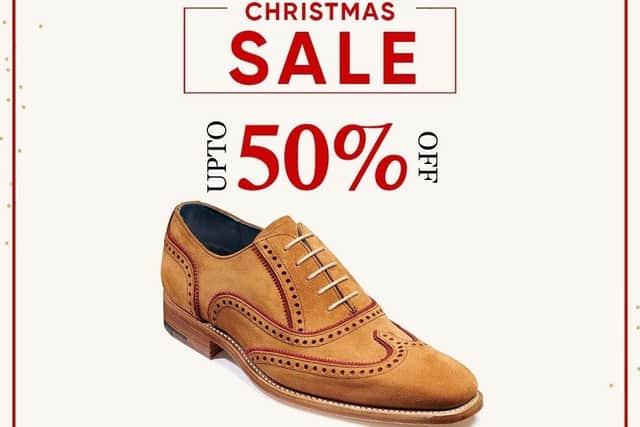"Shop the Barker Shoes Christmas Sale: Handcrafted Elegance at Festive Prices"