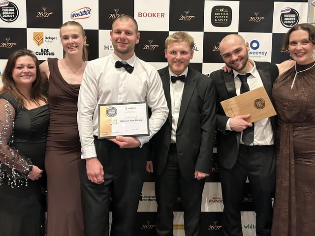 The joint winner was Hibiscus Fine Dining at Delapré Abbey.