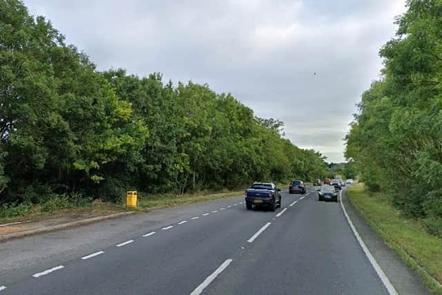 The accident happened on the A43 near Broughton. File image.