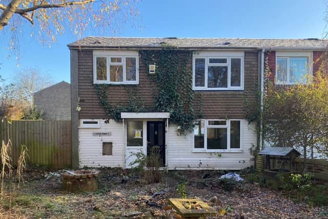 The property before its transformation inside and out