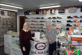 Margaret and John Cassells opened the doors of HA HA UK on Saturday, April 6