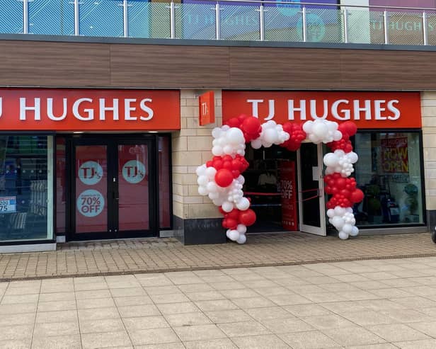 The new TJ Hughes store in Corby town centre
