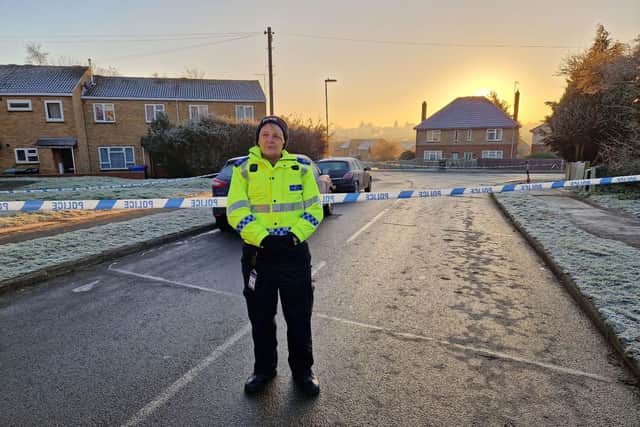 Highfield Road was cordoned off on Friday night/National World